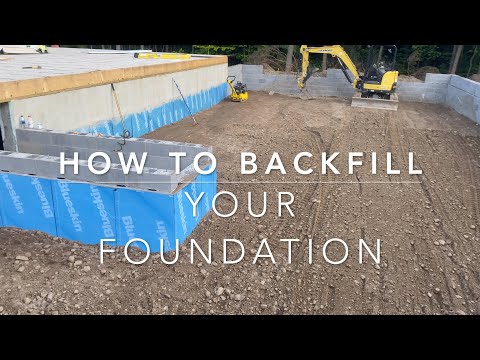 Proper backfill to prevent concrete cracks.