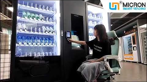 ADA compliant vending machine, two in one big capacity.