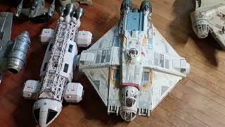 Space: 1999 Vs Star Wars SideXSide comparison of hero ships! #starwars #space1999 #spaceships