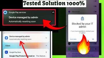 Device managed by Admin resetting Solved | Your device at work remove oppo 2024 #technical #software