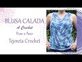 Blusa Calada a Crochet paso a paso