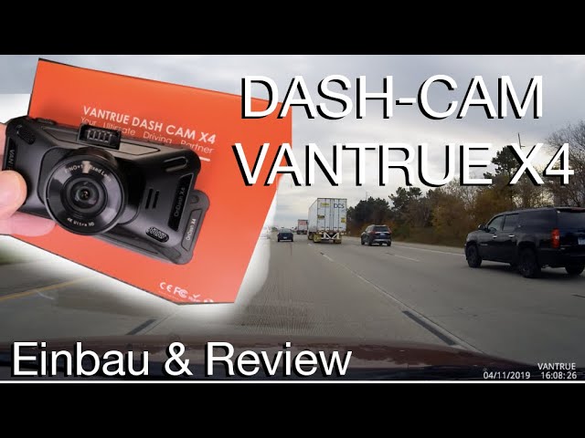 Vantrue X4 Dash cam: Sharp 4K UHD captures come at a price