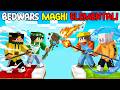 BEDWARS 2vs2 MAGHI ELEMENTALI - FUOCO ACQUA ARIA TERRA - MARCY NICO VS MARK ZEYXON - MINECRAFT ITA