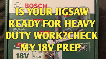 Is uw decoupeerzaag klaar voor zwaar werk? Bekijk mijn 18V-voorbereiding