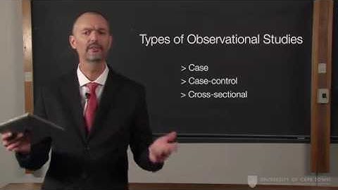 Observing and intervening Observational & experimental studies