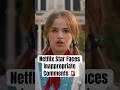 Netflix Star Faces Inappropriate Comments #shorts #strangerthings #hollywheeler