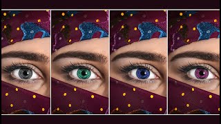 آموزش فتوشاپ : آموزش تغییر دادن رنگ چشم در نرم افزار فتوشاپ