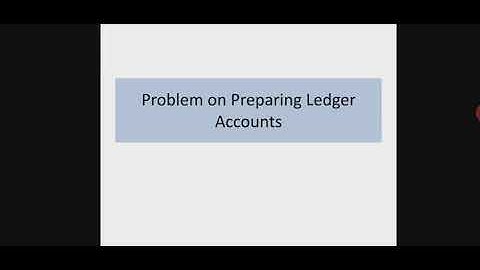 Problem on Preparing Ledger Accounts - Royalty Accounts