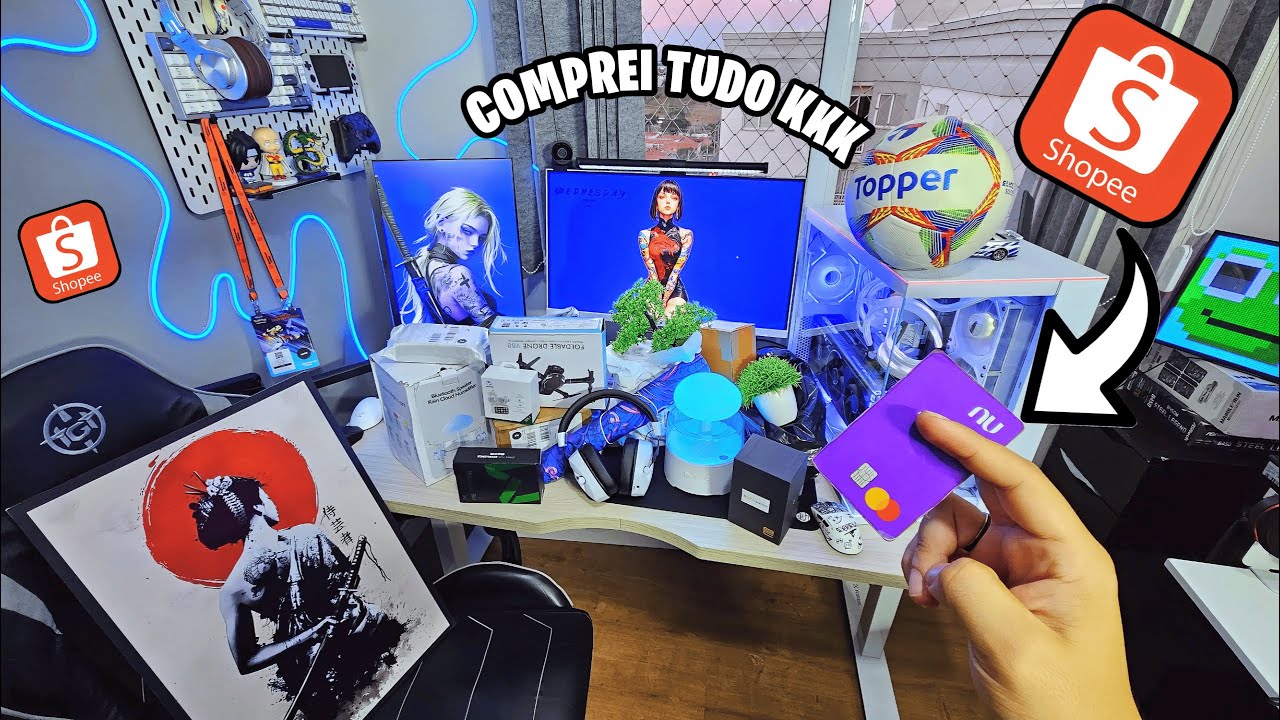 Chegou Muitas COMPRAS BARATAS da SHOPEE! (Vários Achados)