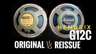 revered G12C HENDRIX Greenback Reissue 