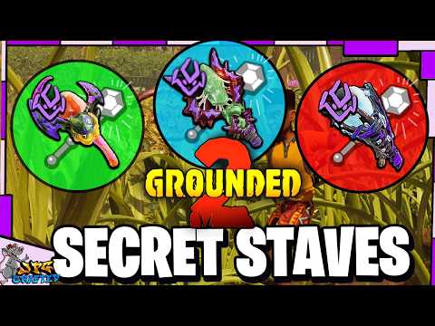 GROUNDED 2 All 3 Mysterious Stranger Staves! Actually Good? Heatwave! Wither Sting! Rime Rend!