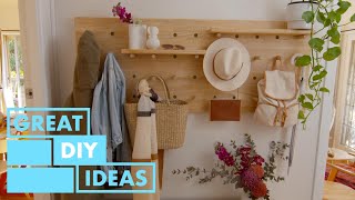 How to make a Peg Board | DIY | Great Home Ideas