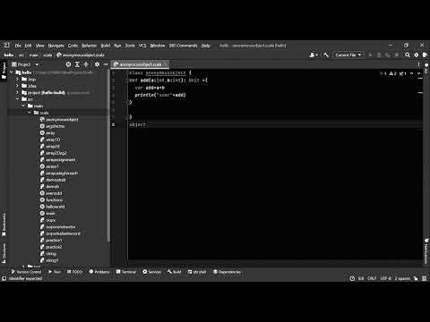 Scala Anonymous object Example