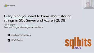 Storing strings in SQL Server and Azure SQL DB