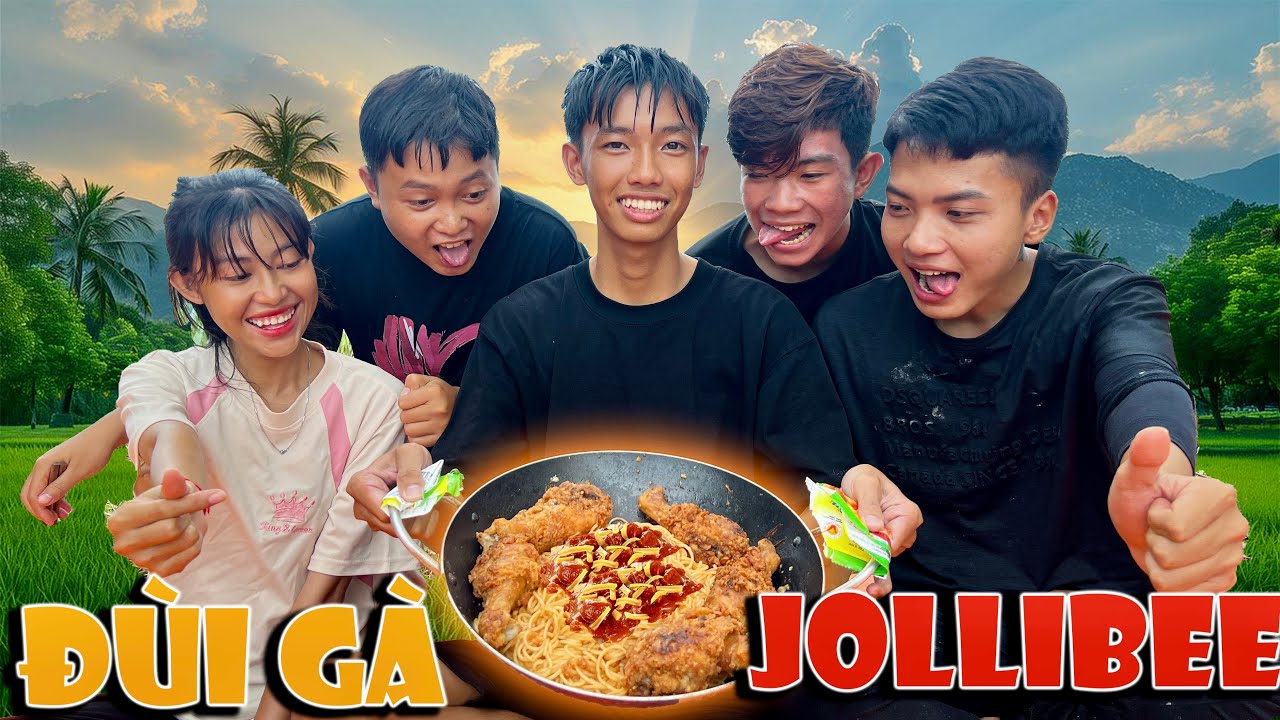 Hoàng Phúc | Lần Đầu Làm Gà Rán Jollibee Sốt Cay - Ngon Hết Sảy