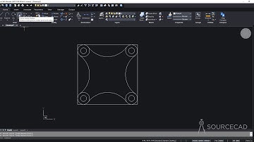 Making 2D drawing with Polar array in BricsCAD