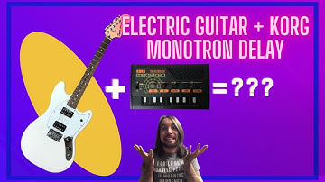Does an Electric Guitar Sound Good When Plugged into a Korg Monotron Delay Synth? [No Talking Demo]