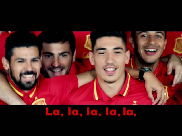 La Roja Baila (Himno la Selección Española) (Karaoke) - YouTube