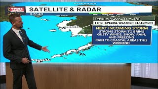 Snow, freezing rain, and winds look to impact Southwest Alaska this weekend