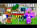 I Survived 1 YEAR ALONE in 1.17 Minecraft Hardcore...