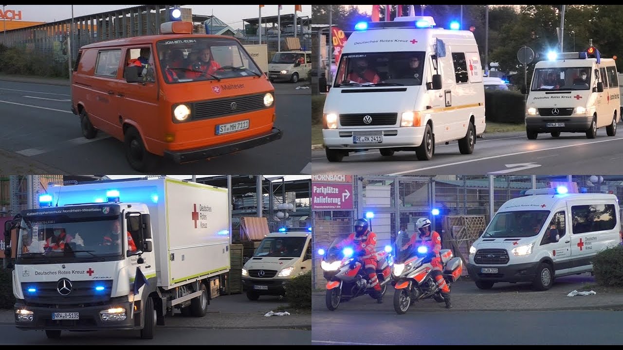 [Evakuierungsaktion in Münster] Einsatzeinheiten auf Einsatzfahrt - seltene & neue Einsatzfahrzeuge