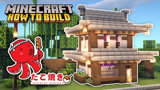 Minecraft: How To Build A Japanese Takoyaki Restaurant House
