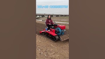 crawler-type micro-tiller is a multi-functional agricultural machinery suitable for various farming