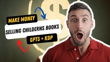 Make money from home selling children’s books, using ChatGPT + Kindle Direct Publishing #gpt #kdp