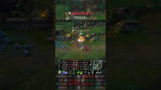 Master Yi PENTA KILL | BR Master Patch 26.19 #shorts