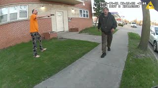 Citizen In His Pajamas Pulls Gun on Fleeing Suspect @Patrolling-Wisconsin