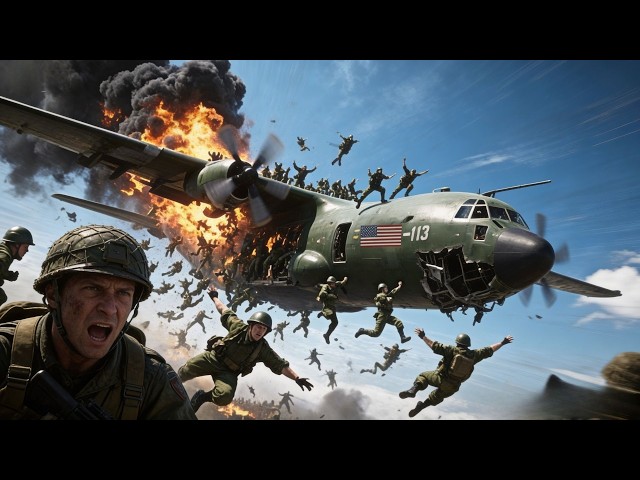 2 minutes ago! A US C-130 carrying the President was blown up by a Russian  Su-57 jet. - YouTube