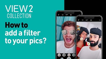 Wiko View2 Collection - How to add a filter to your pics?