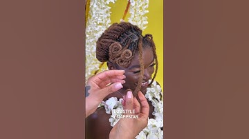 Check out this Loc Style by XOAnnette 💕 Book your appointment. www.nappstar.com #locs #locnation