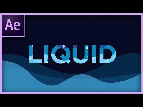Liquid Text Animation in After Effects CC 2020
