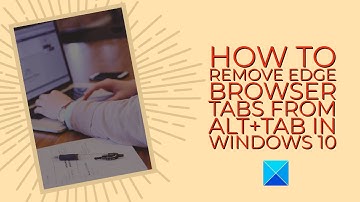 Do not display Edge tabs in Alt+Tab in Windows 11