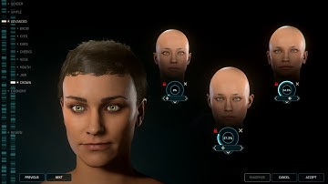 Star Citizen - 4K - PTU 3.5 - Female Character Customization -