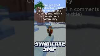 Join The SYNDICATE SMP today! | Minecraft | https://discord.gg/JZeBAqk6