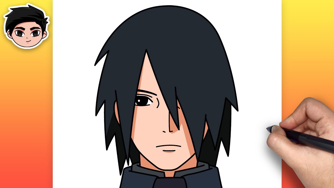 How To Draw SASUKE (Adult) | Boruto - Step By Step Easy For Beginners