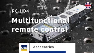 Ergonomic digital remote control: RC-HD4