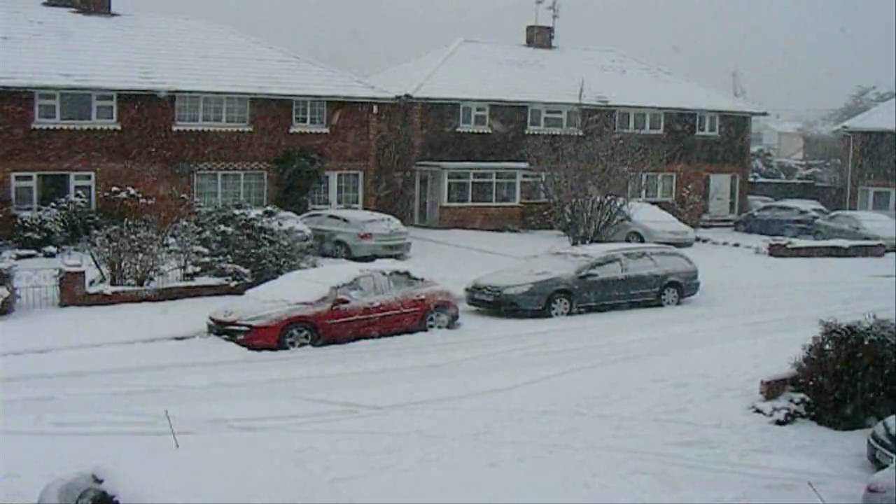 Snow in Portsmouth, England 06/01/2010 YouTube