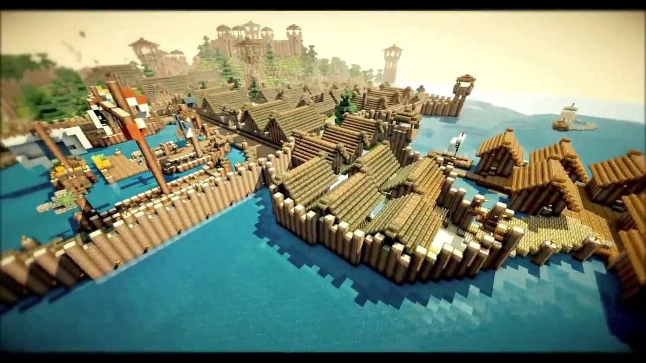 как построить деревню викингов в майнкрафте