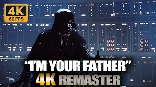 The Empire Strikes Back: Luke Skywalker vs Darth Vader Final Fight 4k 60fps