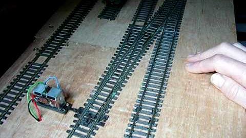 Model railway points