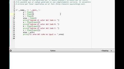 Pseint algoritmo codificar en Python y ejecutarlo en Canopy