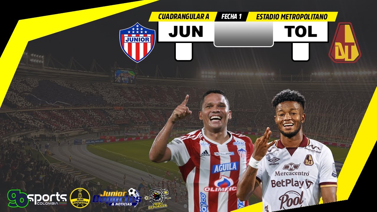 JUNIOR FC VS DEPORTES TOLIMA 🚨 FECHA 1 LIGA BETPLAY 2025 🔝🔴 - YouTube
