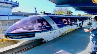 Disneyland Monorail 2022 Ride Experience In 4K Disneyland Downtown Disney Anaheim California