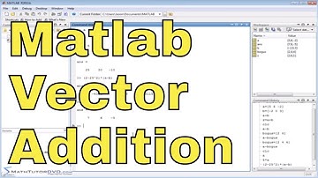 Matlab Tutorial - 24 - Adding and Subtracting Vectors and Multiplying Vectors by a Scalar