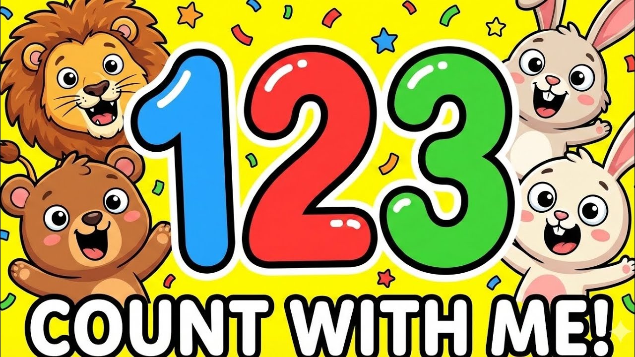 “Numbers Song 1–20 🐘🦁 Kids Learning Video”