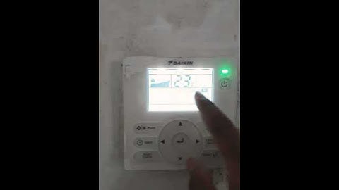 how to set time in ac remote  | Daikin ac time settings |Ductable ac wire remote time set #mractech
