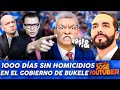 BUKELE CELEBRA 1000 DÍAS SIN HOMICIDIOS Y LA OPOSICIÓN ENFURECE